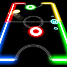Скачать Glow Hockey на Андроид - Взлом Бесконечные деньги