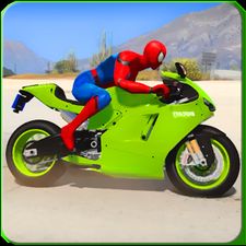 Скачать Spider Motorbike Rider на Андроид - Взлом Бесконечные деньги