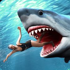 Скачать Shark Attack Wild Simulator на Андроид - Взлом Много Монет