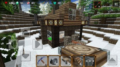 Скачать Winter Craft 3: Mine Build на Андроид - Взлом Много Монет