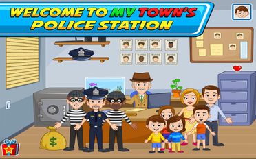 Скачать My Town : Police Station на Андроид - Взлом Бесконечные деньги
