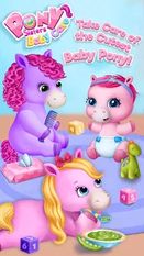 Скачать Pony Sisters Baby Horse Care на Андроид - Взлом Все Открыто