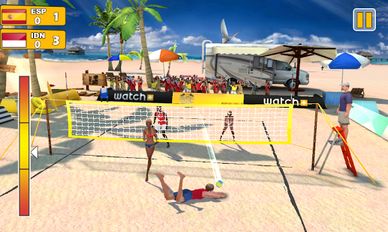 Скачать Пляжный волейбол 3D на Андроид - Взлом Много Монет