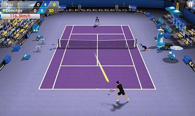 Скачать Теннис пальцем 3D - Tennis на Андроид - Взлом Бесконечные деньги