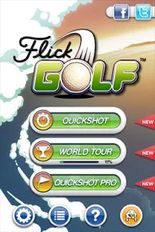 Скачать Flick Golf! на Андроид - Взлом Много Монет
