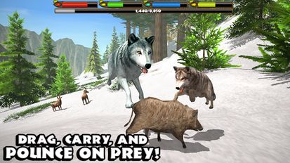 Скачать Ultimate Wolf Simulator на Андроид - Взлом Бесконечные деньги