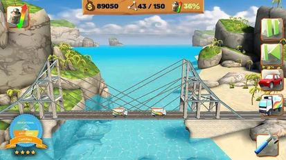 Скачать Bridge Constructor Playground на Андроид - Взлом Много Монет