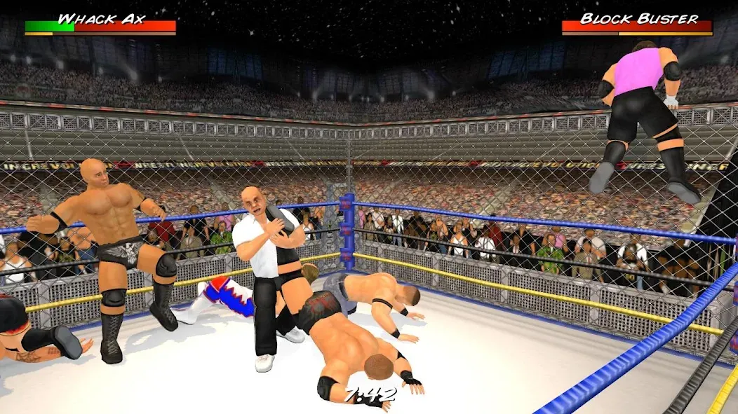 Wrestling Revolution 3D (Реслинг Революшн 3Д)  [МОД Меню] Screenshot 1