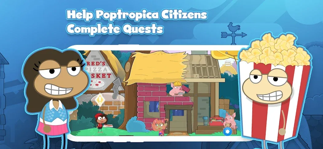 Poptropica: Fun Kids Adventure (Поптропика)  [МОД Все открыто] Screenshot 3