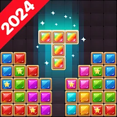 Скачать взломанную Block Puzzle: Diamond Star  [МОД Mega Pack] - стабильная версия apk на Андроид