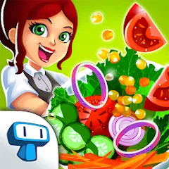 Взломанная My Salad Bar: Veggie Food Game (Мой салатбар)  [МОД Меню] - последняя версия apk на Андроид