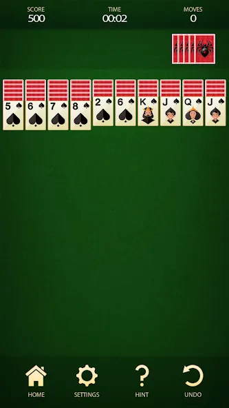 Spider Solitaire: Card Game (Спайдер Солитер)  [МОД Бесконечные монеты] Screenshot 4