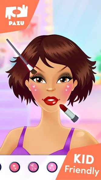 Makeup Girls - Games for kids  [МОД Бесконечные монеты] Screenshot 3