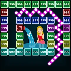 Взлом Brick Breaker - Neon Bricks  [МОД Mega Pack] - последняя версия apk на Андроид