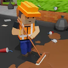 Взломанная Cleaning Idle (Клининг Айдл)  [МОД Unlocked] - последняя версия apk на Андроид
