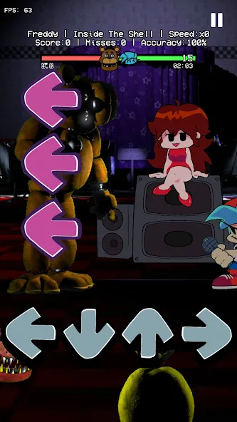 Scary Bear rap in Horror music (Скэри Беар рэп в хоррор музыке)  [МОД Все открыто] Screenshot 1