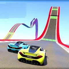 Взлом Mega Ramp Car Offline Games  [МОД Menu] - стабильная версия apk на Андроид