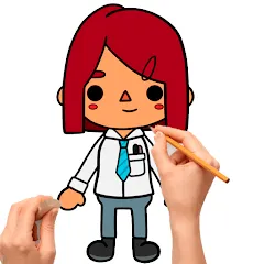 Скачать взлом How to draw Toca  [МОД Бесконечные деньги] - последняя версия apk на Андроид