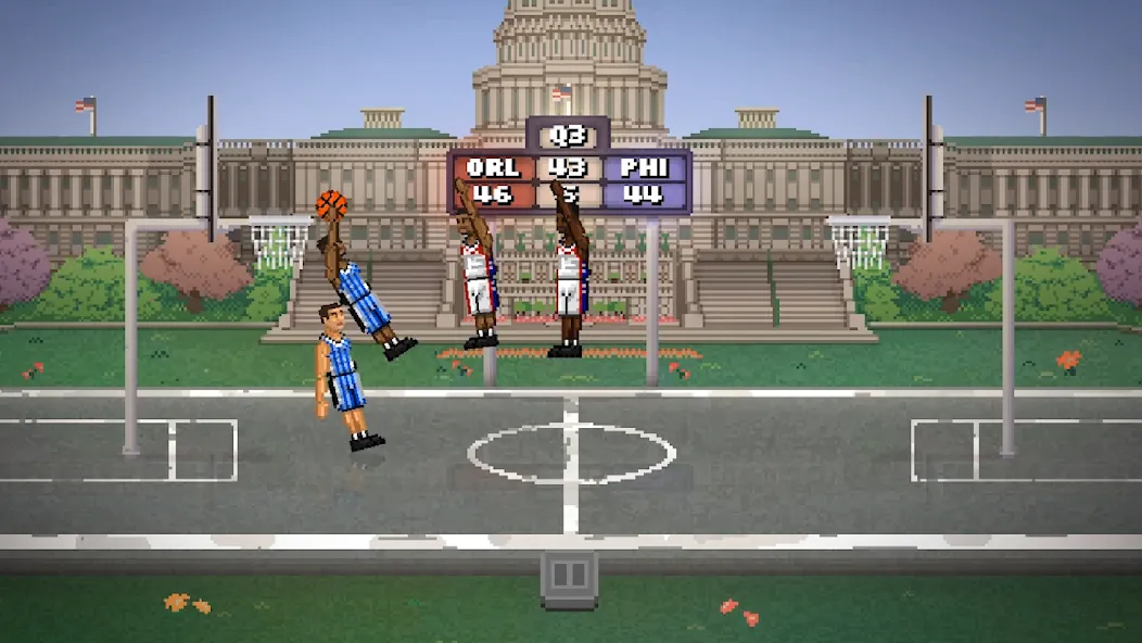 Bouncy Basketball (Баунси Баскетбол)  [МОД Menu] Screenshot 2