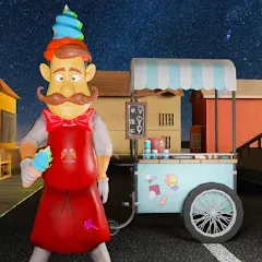 Скачать взлом Ice Cream Man: Horror Scream (Айс Скрим)  [МОД Menu] - полная версия apk на Андроид