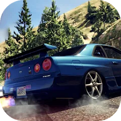 Взломанная Skyline Drift Simulator (Скайлайн Дрифт Симулятор)  [МОД Много монет] - последняя версия apk на Андроид