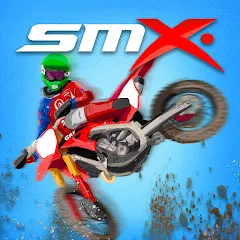 Скачать взломанную SMX: Supermoto Vs. Motocross (СМХ)  [МОД Все открыто] - полная версия apk на Андроид