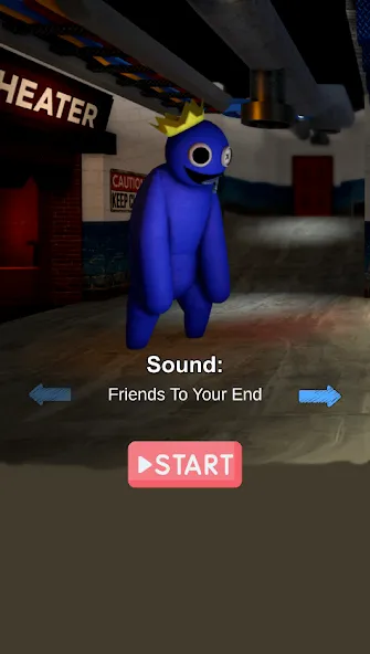 FNF Rainbov Blue Mod Test (ФНФ Радуга Синий Мод Тест)  [МОД Mega Pack] Screenshot 1