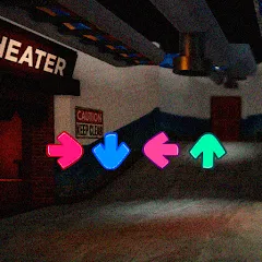 Взломанная FNF Rainbov Blue Mod Test (ФНФ Радуга Синий Мод Тест)  [МОД Mega Pack] - последняя версия apk на Андроид