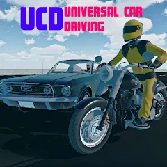 Взломанная Universal Car Driving (Юниверсал Кар Драйвинг)  [МОД Mega Pack] - последняя версия apk на Андроид
