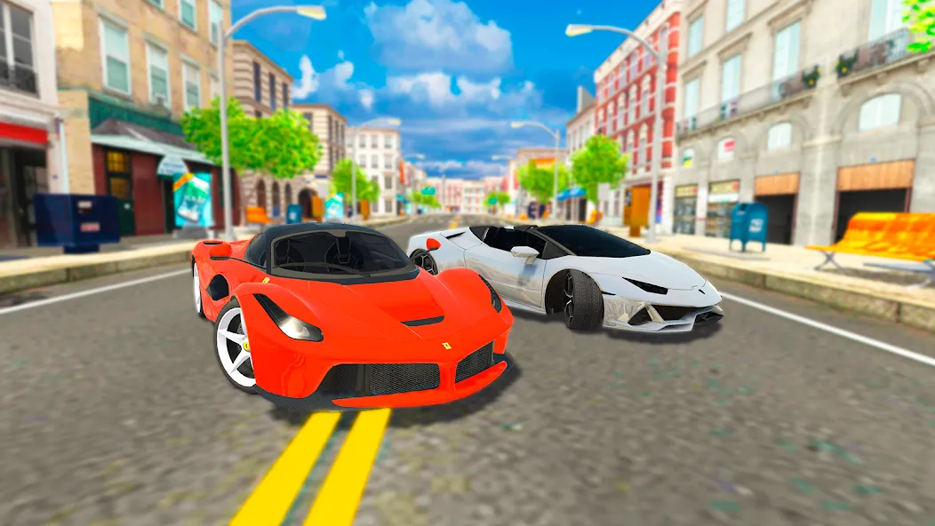 Car Driving Simulator: Online (Кар Драйвинг Симулятор)  [МОД Бесконечные деньги] Screenshot 1