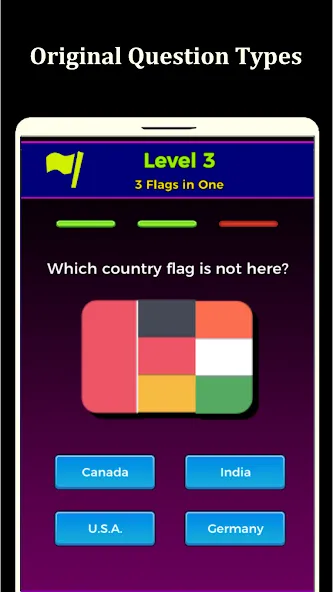 World Flags Quiz Game (Ворлд Флагс Квиз Гейм)  [МОД Mega Pack] Screenshot 1