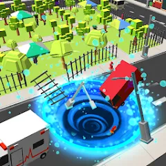 Взлом Holein eating games io offline  [МОД Меню] - стабильная версия apk на Андроид