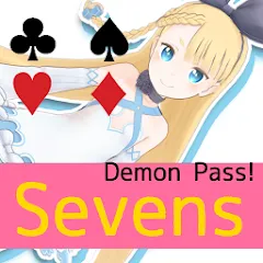 Взлом Sevens card game (Севенс карточная игра)  [МОД Много денег] - стабильная версия apk на Андроид