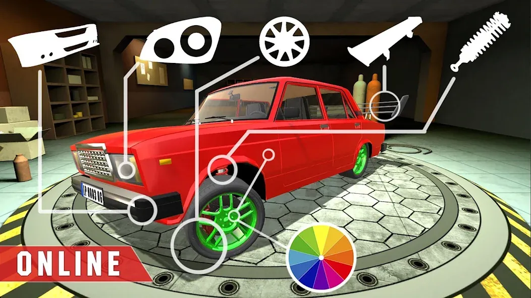 Real Cars Online Racing  [МОД Много денег] Screenshot 1