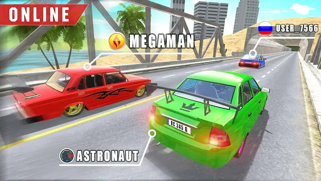 Real Cars Online Racing  [МОД Много денег] Screenshot 3