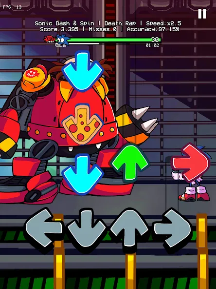 Dashin Spin Rhythm Battle (ФНФ Дэшин Спин Музик Мод)  [МОД Menu] Screenshot 5