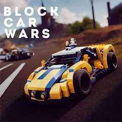 Взломанная Block Car Wars Brick Car Crash (Блок Автомобильные Войны Кирпич Автомобильная Авария)  [МОД Бесконечные деньги] - последняя версия apk на Андроид