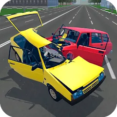 Скачать взлом Russian Car Crash Simulator (Рашн Кар Краш Симулятор)  [МОД Меню] - полная версия apk на Андроид