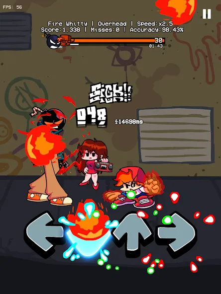 Music Battle Fire Fight Whitty (Бит Огонь Бой Мод Витти)  [МОД Mega Pack] Screenshot 2