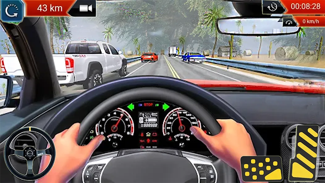 Car Highway Racing for Speed (Трафик Рейсер Трафик игры)  [МОД Много монет] Screenshot 3