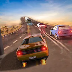 Скачать взлом Car Highway Racing for Speed (Трафик Рейсер Трафик игры)  [МОД Много монет] - стабильная версия apk на Андроид