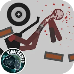 Скачать взломанную Stickman Dismounting (тикман Дисмаунтинг)  [МОД Меню] - стабильная версия apk на Андроид
