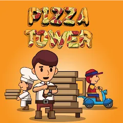 Взломанная Pizza Tower: Idle Tycoon (Пицца Тауэр)  [МОД Unlocked] - стабильная версия apk на Андроид