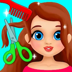 Скачать взломанную Hair salon  [МОД Unlocked] - полная версия apk на Андроид