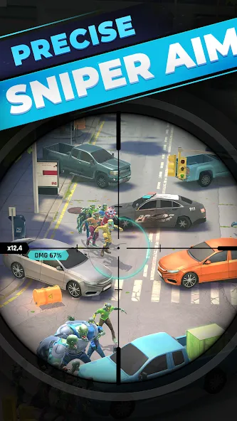 Zombie Horde: Heroes FPS & RPG (Зомби Хорда)  [МОД Все открыто] Screenshot 2