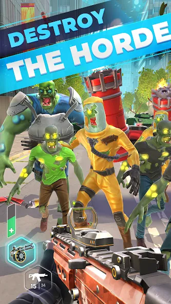 Zombie Horde: Heroes FPS & RPG (Зомби Хорда)  [МОД Все открыто] Screenshot 3