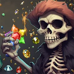 Взлом Jewels Ghost Ship: jewel games (Джуэлз Гост Шип)  [МОД Menu] - последняя версия apk на Андроид