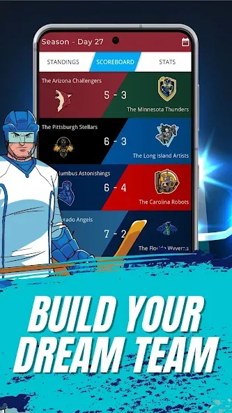 Astonishing Hockey Manager (Астонишинг Хоккей Менеджер)  [МОД Много монет] Screenshot 2