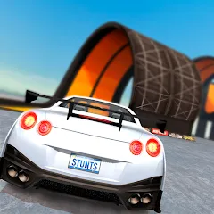 Скачать взлом Car Stunt Races: Mega Ramps (Кар Стант Рейсы)  [МОД Mega Pack] - полная версия apk на Андроид