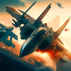Взлом Aircraft Strike: Jet Fighter  [МОД Все открыто] - последняя версия apk на Андроид